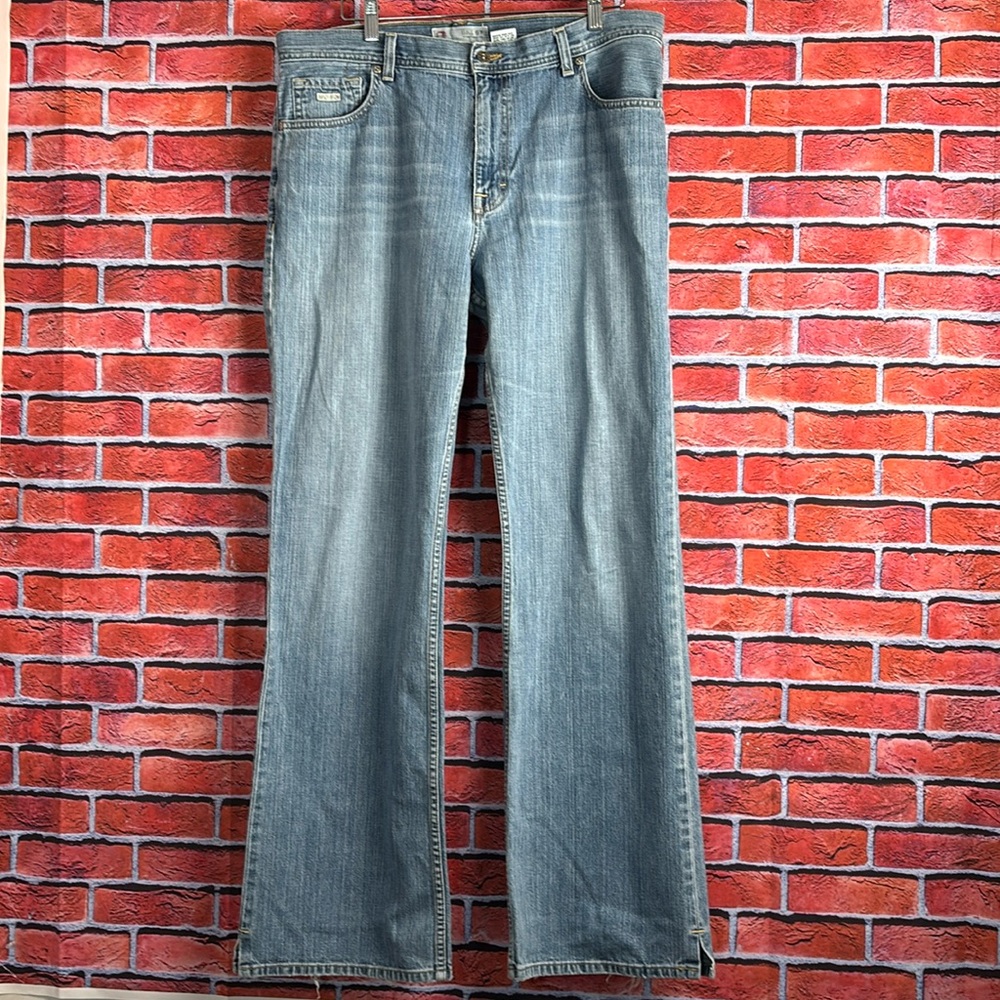 Buckle‎ BKE 67 Tyler Boot Cut Men's Light Wash Jeans Size 36 Long VTG Y2K